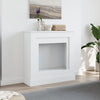 Marco de chimenea Vidaxx 90x30x90 cm de madera contrachapada blanco