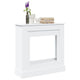 Marco de chimenea Vidaxx 90x30x90 cm de madera contrachapada blanco