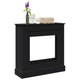 Vidaxx marco para chimenea 90x30x90 cm madera procesada negro