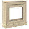 Marco de chimenea Vidaxx 90x30x90 cm de madera contrachapada color roble sonoma