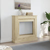 Marco de chimenea Vidaxx 90x30x90 cm de madera contrachapada color roble sonoma