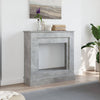 Vidaxx marco para chimenea 90x30x90 cm madera contrachapada hormigón gris