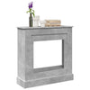 Vidaxx marco para chimenea 90x30x90 cm madera contrachapada hormigón gris