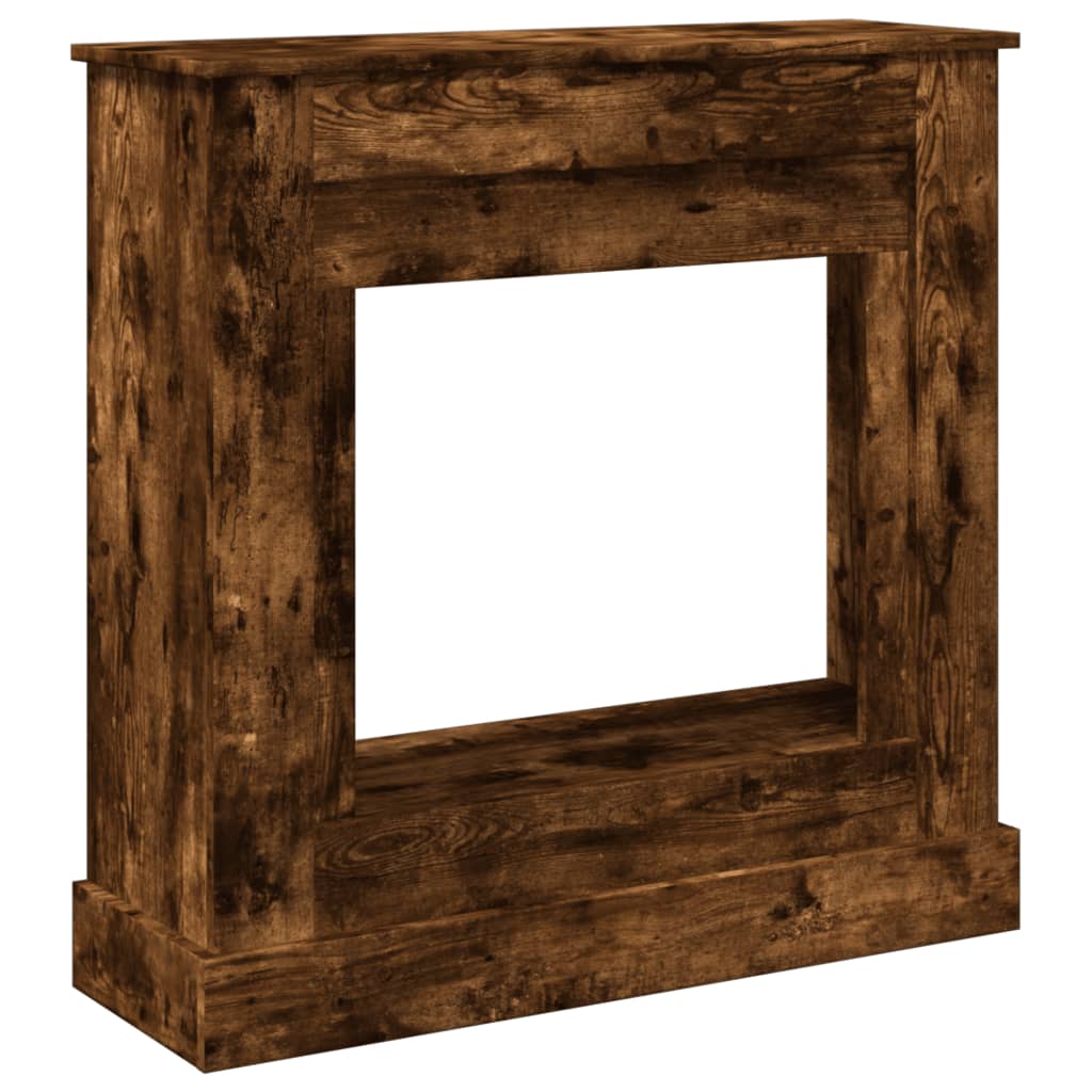 Marco de chimenea Vidaxx 90x30x90 cm madera procesada, roble ahumado