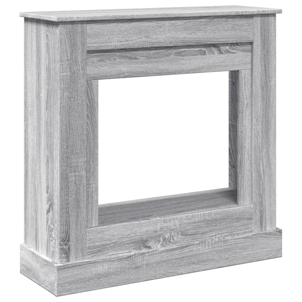 Marco de chimenea Vidaxx 90x30x90 cm madera contrachapada color roble sonoma gris