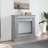 Marco de chimenea Vidaxx 90x30x90 cm madera contrachapada color roble sonoma gris