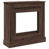 Marco de chimenea Vidaxx 90x30x90 cm de madera contrachapada roble marrón