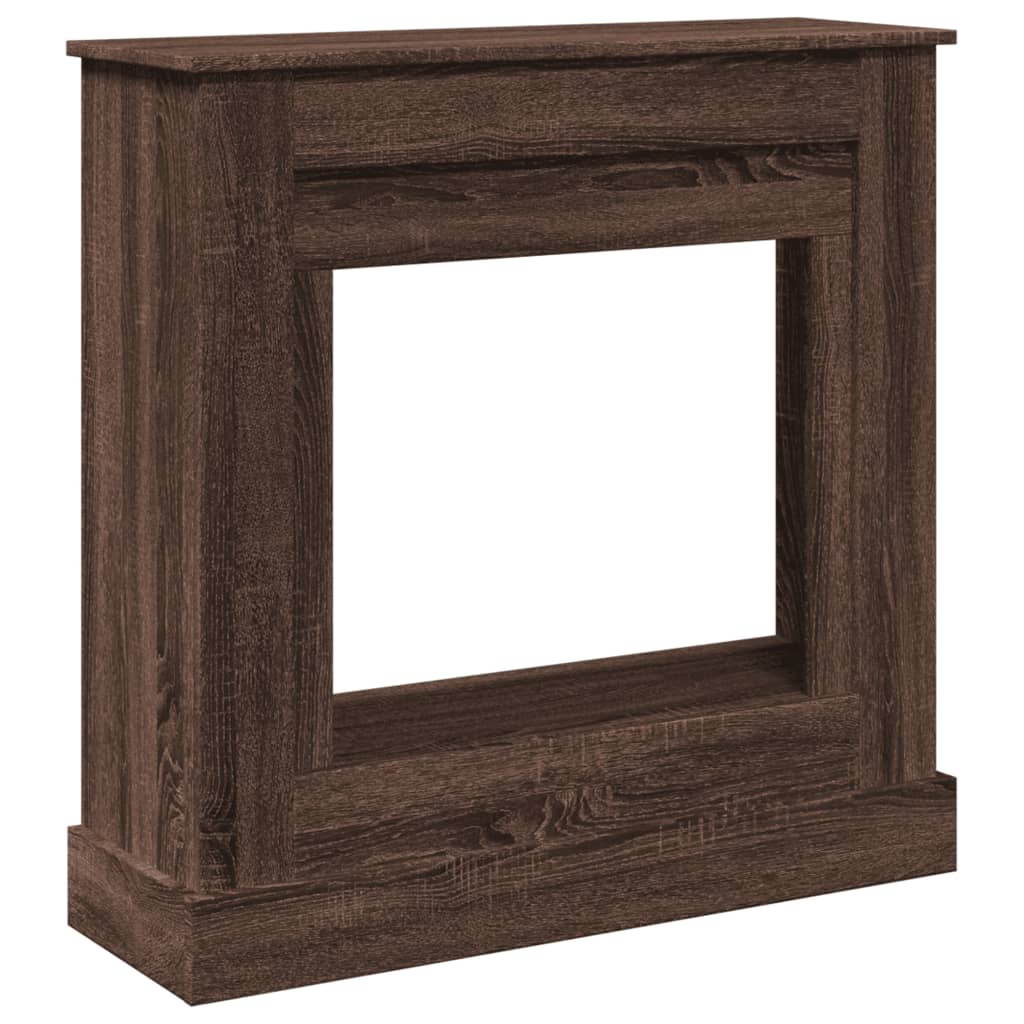 Marco de chimenea Vidaxx 90x30x90 cm de madera contrachapada roble marrón