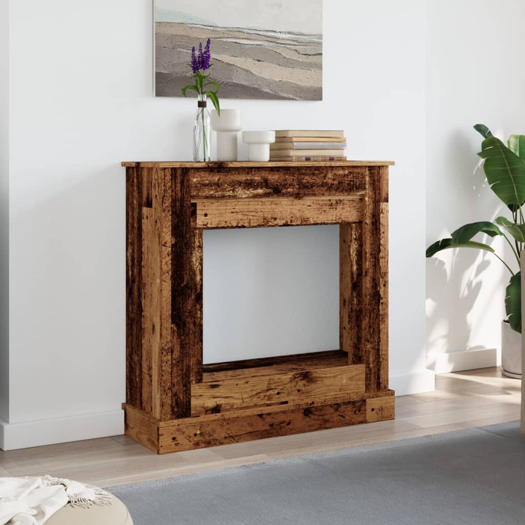 Vidaxl haardombouw 90x30x90 cm bewerkt hout oud houtkleurig