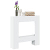 Marco de chimenea Vidaxx 81x18x82 cm de madera contrachapada blanco