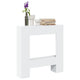 Marco de chimenea Vidaxx 81x18x82 cm de madera contrachapada blanco