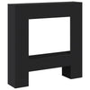 Vidaxl Hairstop 81x18x82 cm de madera procesada negra