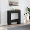 Vidaxl Hairstop 81x18x82 cm de madera procesada negra