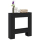 Vidaxl Hairstop 81x18x82 cm de madera procesada negra
