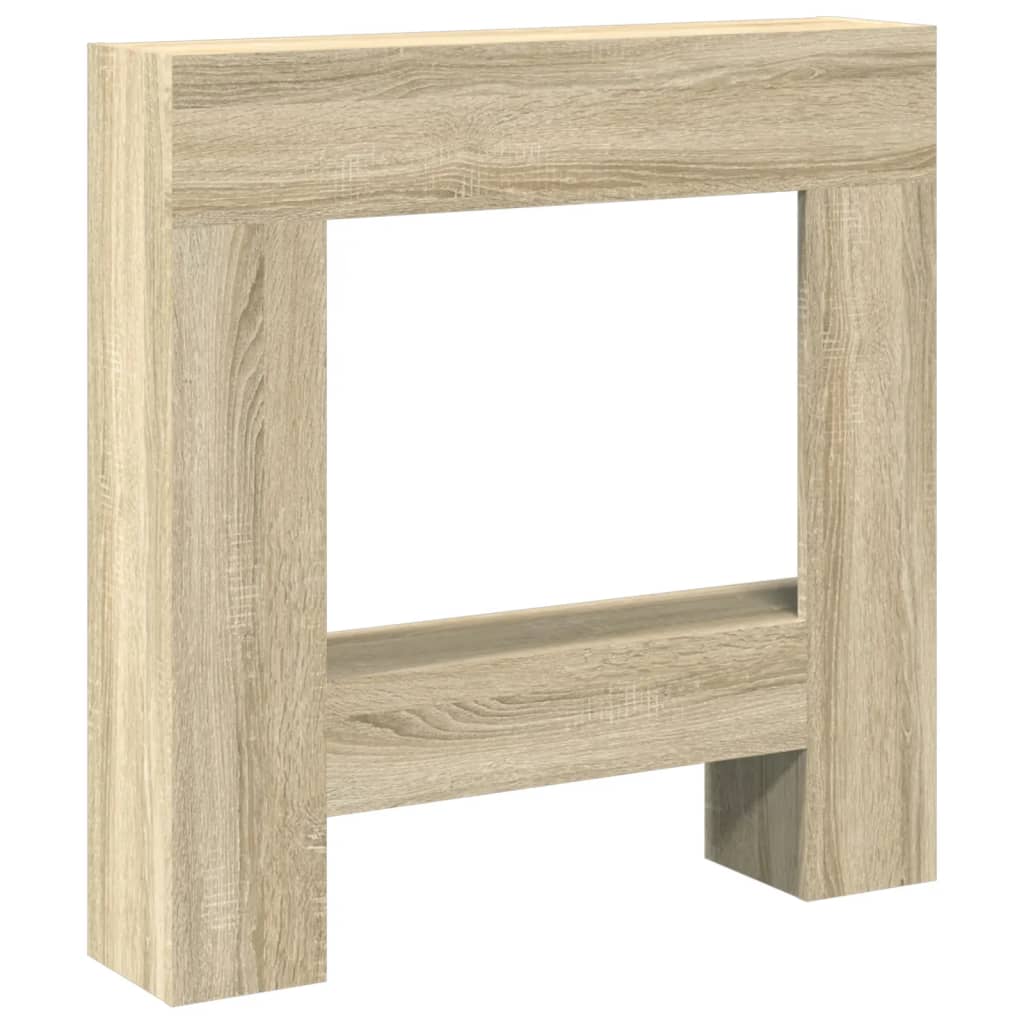 Vidaxl Hairstop 81x18x82 cm de madera procesada Sonoma Oak coloreed