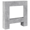 Vidaxl Hairstay 81x18x82 cm de madera procesada betongrijs