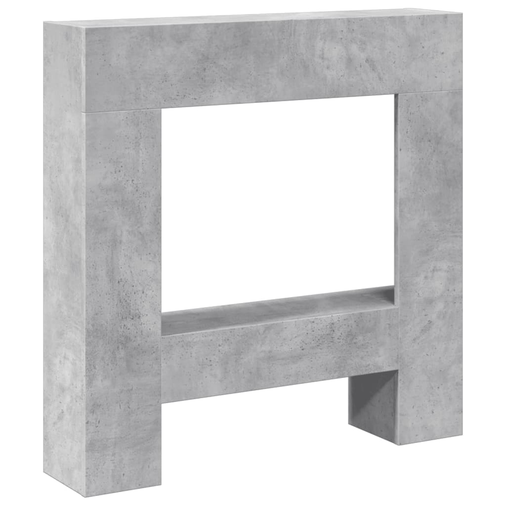 Vidaxl Hairstay 81x18x82 cm de madera procesada betongrijs