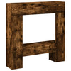 Marco de chimenea Vidaxx 81x18x82 cm madera procesada, roble ahumado