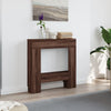 Vidaxl Hairstop 81x18x82 cm de madera procesada de roble de madera con colorado