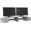 Vidaxl Monitor Stand con espacio de almacenamiento 100x27x15 cm Precio de concreto de madera