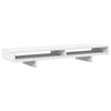 Vidaxl Monitor Standard 100x27x15 cm de madera procesada blanca