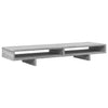 Vidaxl Monitor estándar 100x27x15 cm de madera procesada gris soma roble