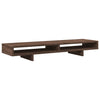 Supporto per monitor Vidaxxl 100x27x15 cm in pannelli di rovere marrone