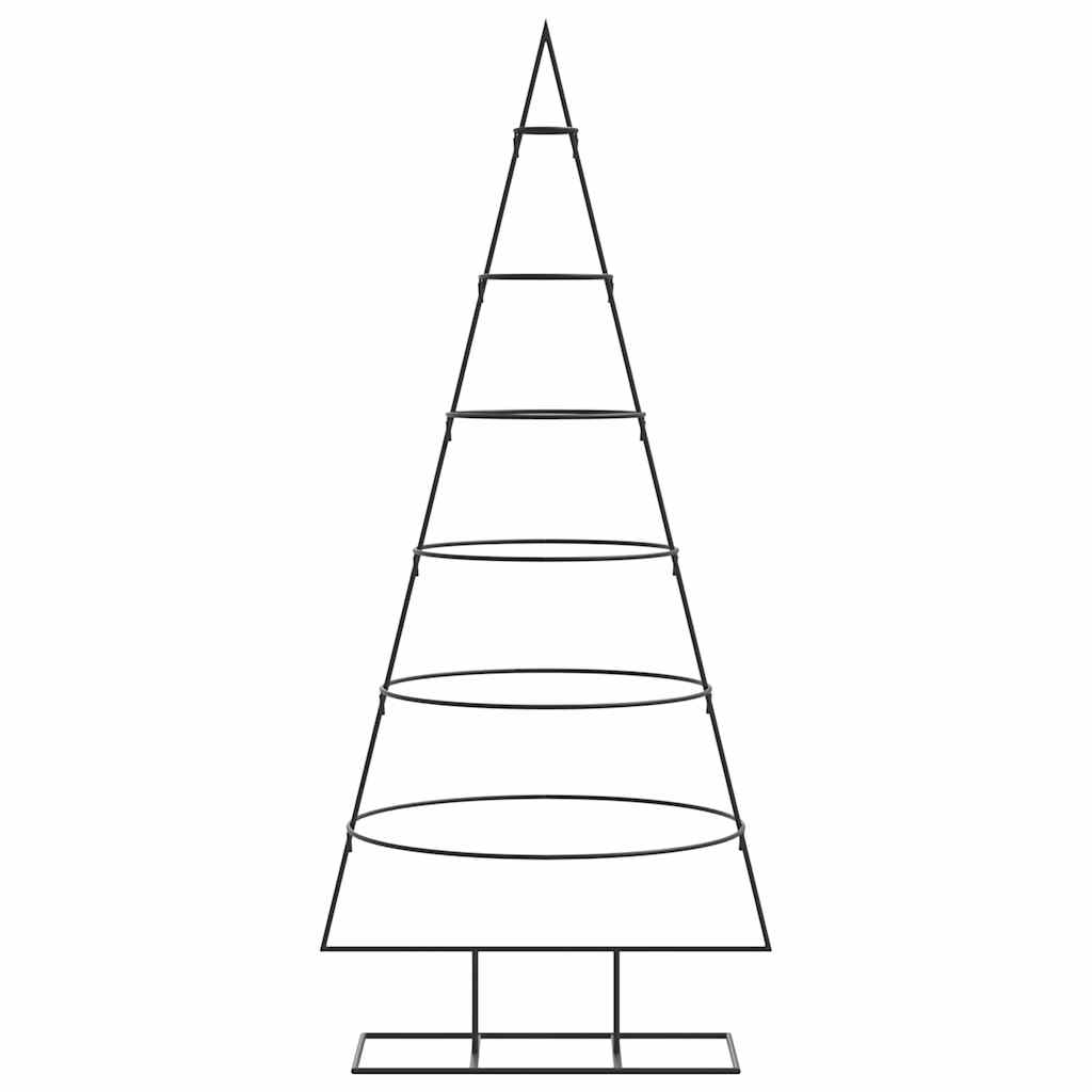 VidaXL Decoración navideña Árbol de Navidad 150 cm metal negro
