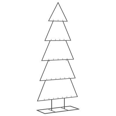 VidaXL Decorazione natalizia Albero di Natale 150 cm in metallo nero