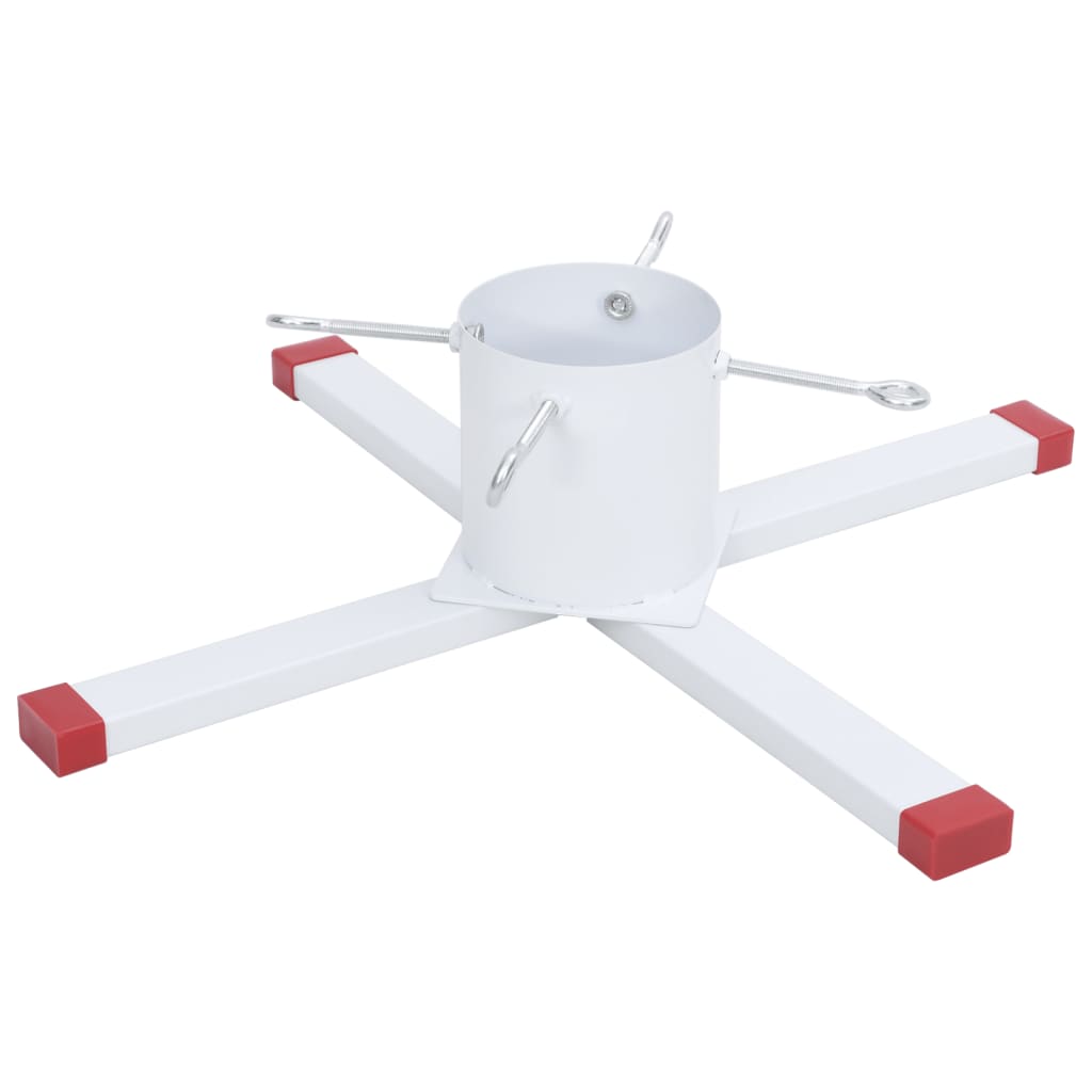 Soporte de árbol de Navidad Vidaxl 61x61x15.5 cm blanco
