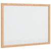 Pizarra blanca magnética vidaxx con marco de madera maciza de pino 40x30 cm