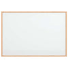 Pizarra blanca magnética vidaxx con marco de madera maciza de pino 80x55 cm
