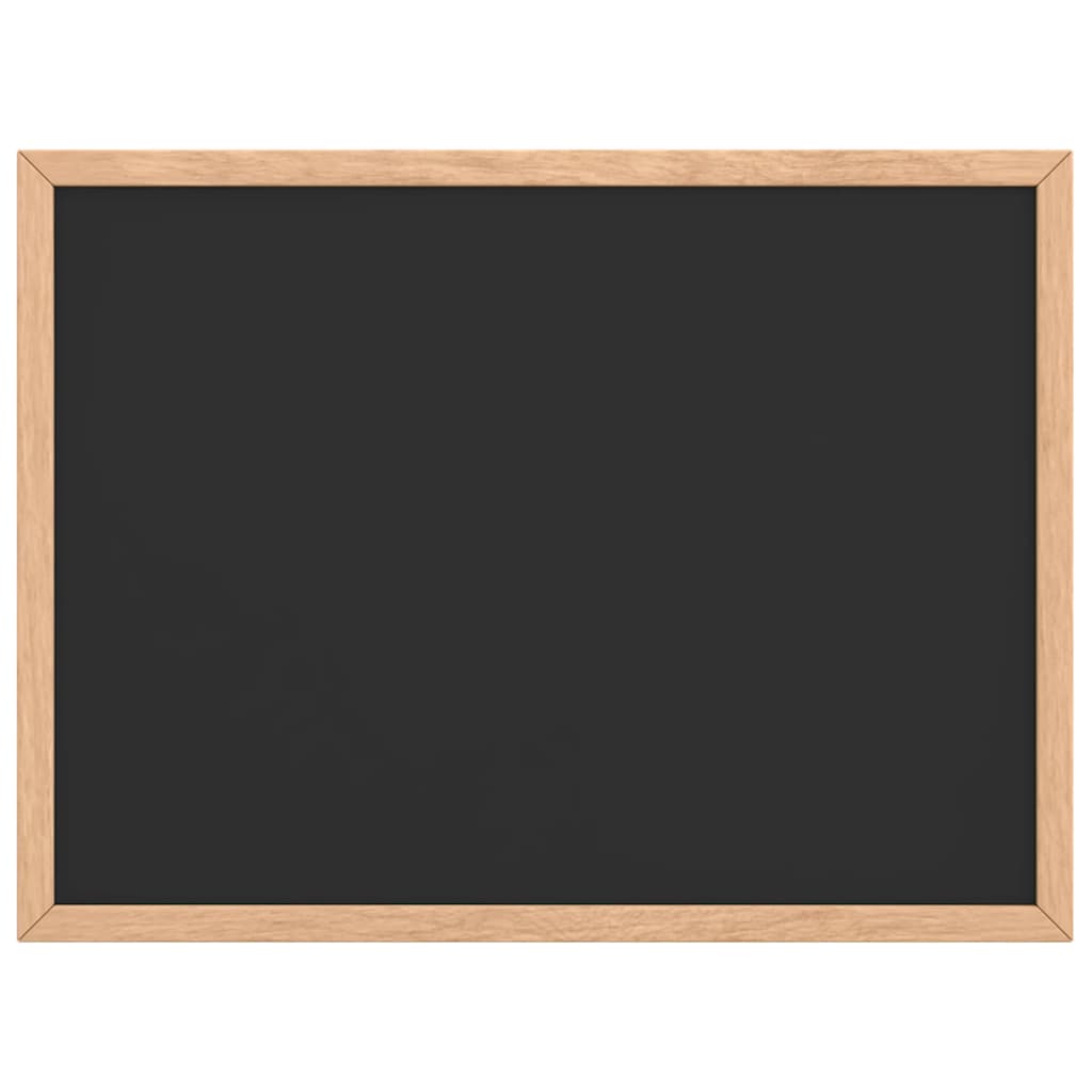 Pizarra vidaxx con estructura de madera maciza de pino 40x30 cm negra