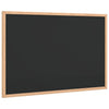Pizarra vidaxx con estructura de madera maciza de pino negro 60x40 cm