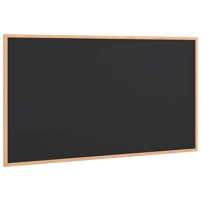 Lavagna Vidaxx con cornice in legno massello di pino nera 100x55 cm