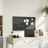Pizarra vidaxx con estructura de madera maciza de pino negro 100x55 cm