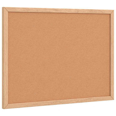 Bacheca in sughero Vidaxx con cornice in legno massello di pino 40x30 cm