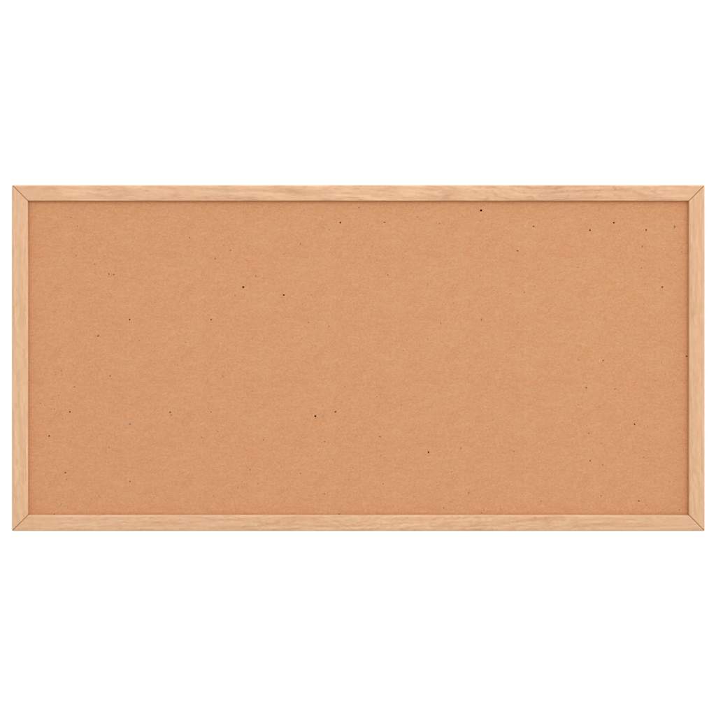 Lavagna in sughero Vidaxx con cornice in legno massello di pino 60x30 cm