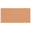Vidaxl kurkbord met massief grenenhouten frame 60x30 cm