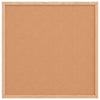 Vidaxl kurkbord met massief grenenhouten frame 40x40 cm