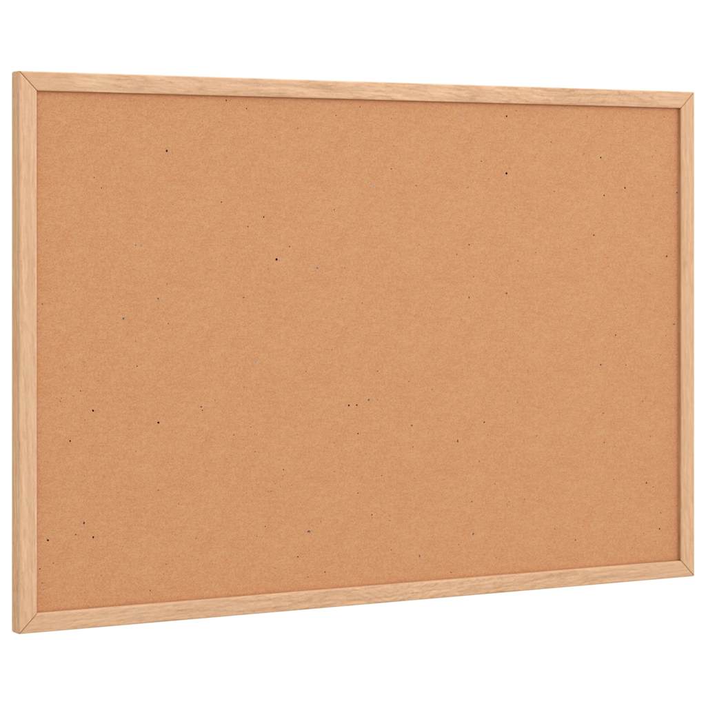 Bacheca in sughero Vidaxx con cornice in legno massello di pino 60x40 cm