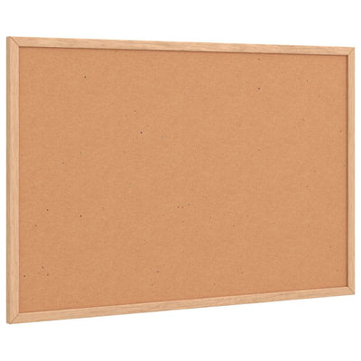 Bacheca in sughero Vidaxx con cornice in legno massello di pino 60x40 cm