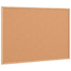 Vidaxl kurkbord met massief grenenhouten frame 80x55 cm