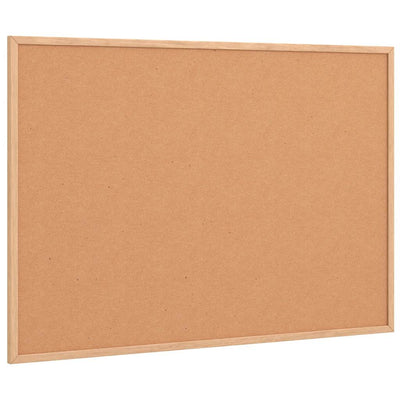 Lavagna in sughero Vidaxx con cornice in legno massello di pino 80x55 cm