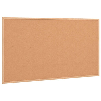 Bacheca in sughero Vidaxx con cornice in legno massello di pino 100x55 cm