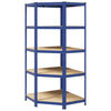 Vidaxx esquinero de 5 capas de acero y madera contrachapada azul