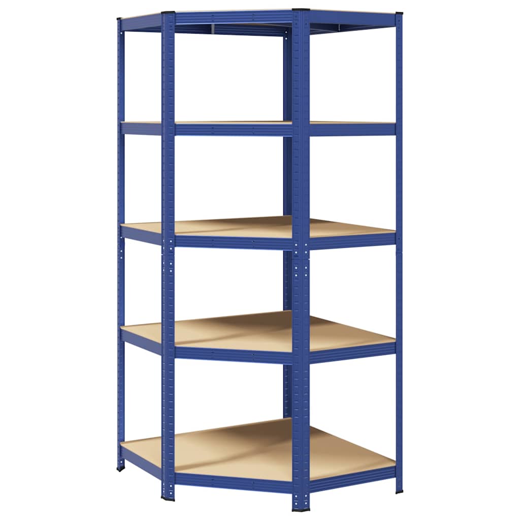 Vidaxx esquinero de 5 capas de acero y madera contrachapada azul
