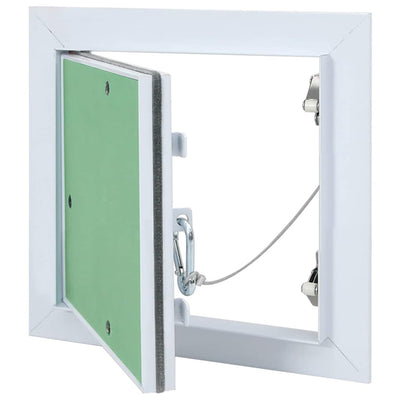 Panel de acceso VidaXL verde y plateado 20 x 20 cm