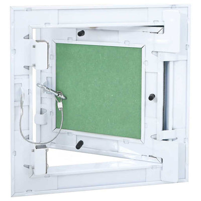 Panel de acceso VidaXL verde y plateado 20 x 20 cm