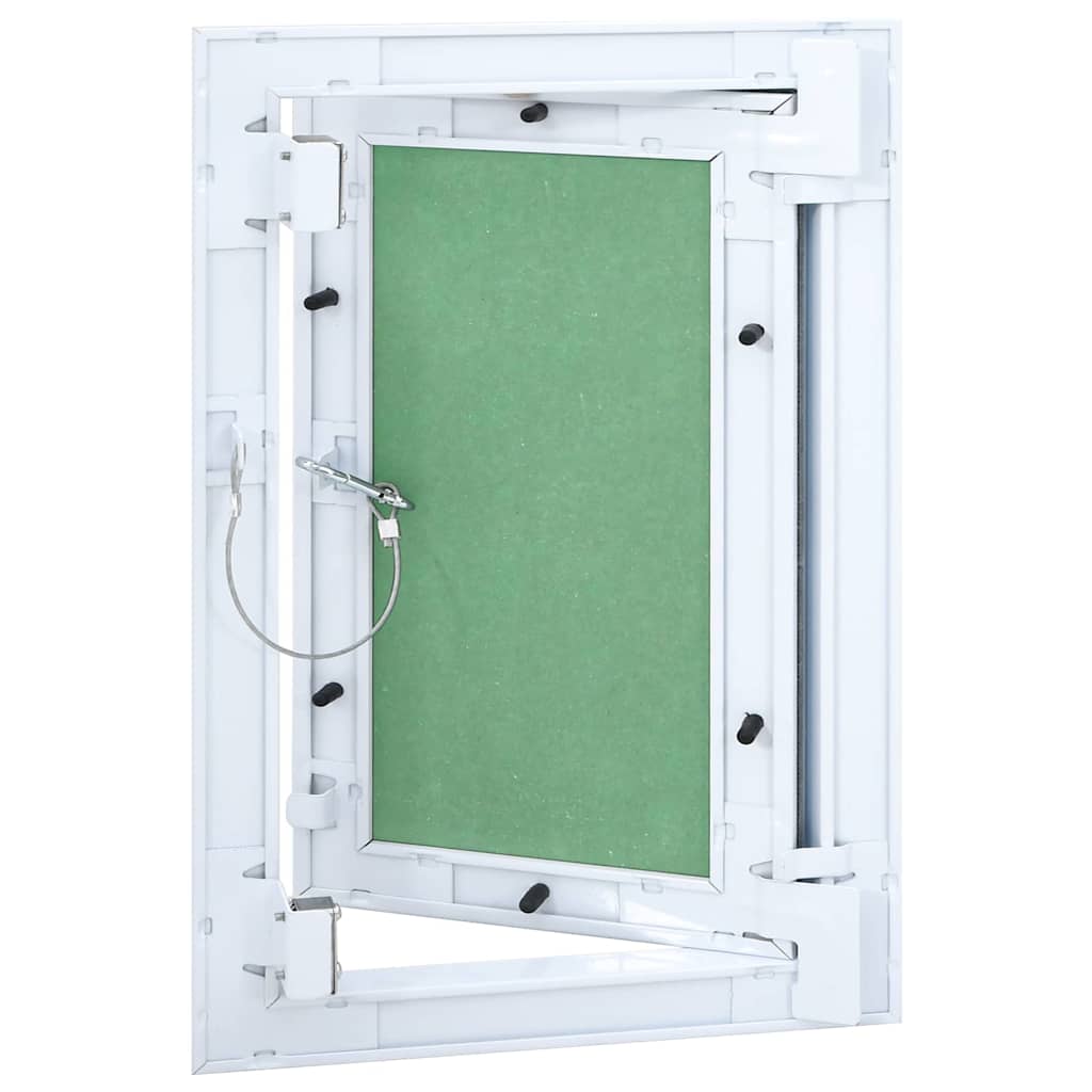 Pannello di accesso VidaXL verde e argento 25 x 35 cm